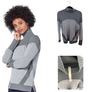 lululemon athletica Gray Crew Neck Sweater